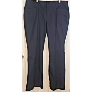 Dockers SureStretch 16 MidRise Straight Leg Chino Pants Black Elastic Band Waist